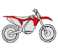 Polisport Kit Plastica Adatto An beta RR 125 250 300 350 390 430 480 18-19 Rosso