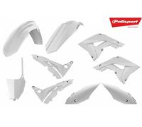 POLISPORT Kit plastica bianca Honda CR125/250R, bianco