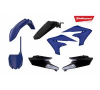 POLISPORT Kit plastica blu/nera Yamaha YZ250/450F, nero