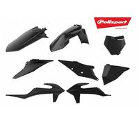 POLISPORT Kit plastica nera KTM SX/SX-F, nero