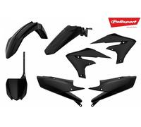 POLISPORT Kit plastica nera Yamaha YZ450F, nero