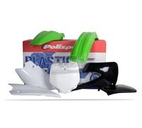 POLISPORT KIT PLASTICHE COMPLETE MX CROSS VERDE/NERO KAWASAKI KX 85 2001-2013