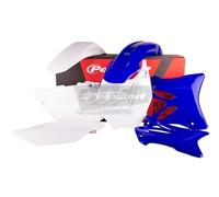 POLISPORT KIT PLASTICHE COMPLETE MX ENDURO BLU BIANCO YAMAHA YZ 250 2006-2014