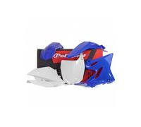 POLISPORT KIT PLASTICHE COMPLETE MX ENDURO BLU BIANCO YAMAHA YZ 250 2015-2020