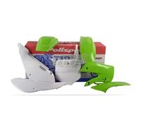 POLISPORT KIT PLASTICHE COMPLETE MX VERDE BIANCO KAWASAKI KX 65 2000-2017
