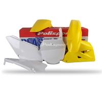 POLISPORT KIT PLASTICHE MX GIALLO/BIANCO SUZUKI RM 85 2002-2018
