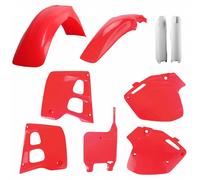POLISPORT KIT PLASTICHE MX ROSSO FLUO HONDA CR 125 1991-1992