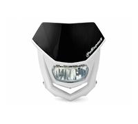 Polisport Maschera Fari Halo LED Bianco/Nero