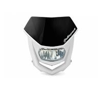 Polisport Maschera Fari Halo LED Bianco/Nero