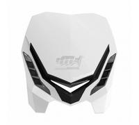 POLISPORT MASCHERINA PORTAFARO E-BLAZE LUCE LED MOTO UNIVERSALE BIANCO NERO