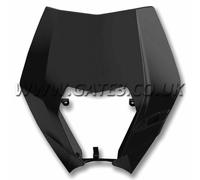 POLISPORT MASCHERINA TABELLA PORTA FARO NERO KTM 125 EXC 2008-2013