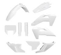 POLISPORT 91661 - Kit completo di plastiche per HUSQVARNA TE/FE 26' - con montaggio perfetto e qualità OEM per uso off-road, Colore Bianco