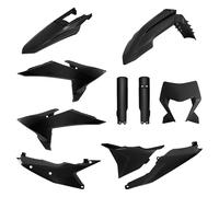 POLISPORT 91657 - Kit completo di plastiche per KTM EXC/EXC-F/XC-W/XC-FW 26' - con montaggio perfetto e qualità OEM per uso off-road, Colore Nero