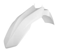 POLISPORT 8581300004 - Parafango anteriore replica OEM realizzato in plastica lucida durevole e resistente compatibile con le moto GAS GAS in colore bianco