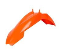 POLISPORT 8561700001 - Parafango anteriore replica OEM realizzato in plastica lucida durevole e resistente compatibile con le moto KTM in colore arancia