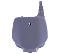 POLISPORT 8661700007 - Tabella portanumero replica OEM realizzata in plastica lucida resistente e durevole compatibile con le moto Kawasaki, Suzuki in colore bianco