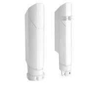 POLISPORT 8399300002 - Protezione forcella completamente avvolgente realizzata in plastica resistente compatible con motocicletas KTM, HUSQVARNA, GAS GAS, SHERCO en color Bianco