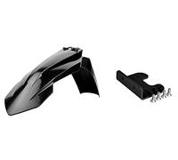 POLISPORT Parafango anteriore restyling nero con adattatore KTM, nero