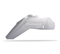 POLISPORT Parafango Post. con portanumeri laterali KTM EXC 125 2008-2011 Bianco