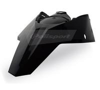 POLISPORT Parafango Post. con portanumeri laterali KTM SX 150 2009-2010 Nero