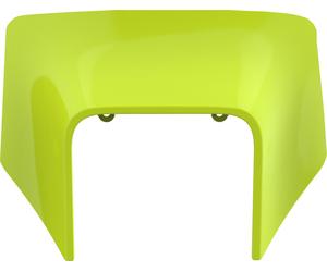 POLISPORT Piastra faro giallo fluorescente Husqvarna, giallo