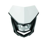 POLISPORT Piastra faro Halo bianco/nero, bianco