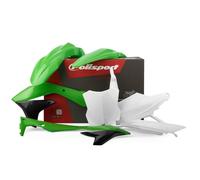 Polisport Plastikkit Adatto Per Kawasaki KX 450F 16-18 Verde/Bianco/Nero