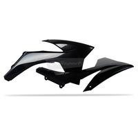 POLISPORT Prese d'aria del radiatore KTM nere, nero