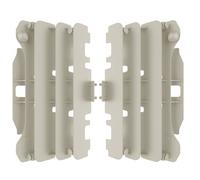POLISPORT Protezione Radiatore Set Adatto An Yamaha YZ 250F 450F 07-09 Bianco