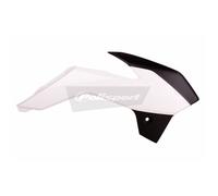 Polisport Spoiler Radiatore Compatibile Con KTM SX 85 13-17 Bianco/Nero