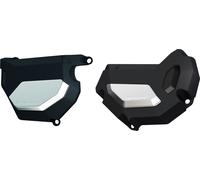 Polisport Yamaha MT-09/XRS900, coperchio del motore a sinistra/d male Nero/Argento