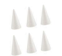 POLISTIROLO CONO 6 Pz. Alto 20 cm per 9 cm diam.di Base HOBBY CREATIVI