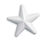 POLISTIROLO STELLA 20 cm diam esterno 11 Pz. HOBBY CREATIVI DECOUPAGE