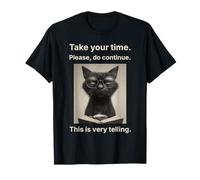 Polite Sarcastic Cat Quote Introvert Humor Office Sarcasm Maglietta