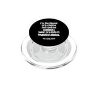 Politica femminista schietta pro-scelta liberale PopSockets PopGrip per MagSafe