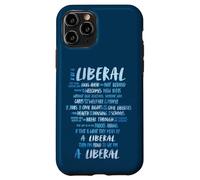 Politica liberale per le elezioni americane Citazione di JFK Custodia per iPhone 11 Pro