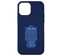 Politica liberale per le elezioni americane Citazione di JFK Custodia per iPhone 12 mini