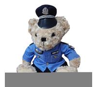 Politiche Animali imbalsamati - Politiche Dress Teddy's Bear peluche - Le politiche morbide e farcite vestono il giocattolo della peluche, l'orso decorativo della , per i regali di di Natale di