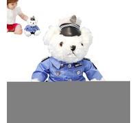 Politiche Bear | Politiche Teddy's Bears Animali di peluche | Le politiche morbide e farcite vestono il giocattolo della peluche, l'orso decorativo della , per i regali di di Natale di complean