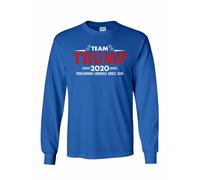 Politici Squadra Trump Adulto T-Shirt Manica Lunga