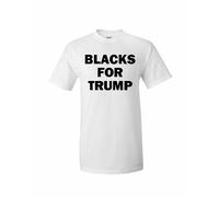 Politici Trump 2020 Nero per Trump Adulto T-Shirt Manica Corta