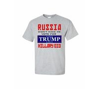 Politici Trump 2020 Russia Didn'T Make Me Votazione per Adulto Manica Corta T-S