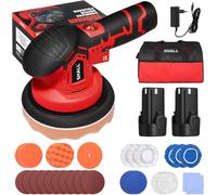 Politrice Auto 6" Cordless 27 Pezzi 2500-5000rpm Kit Lucidatrice Shall