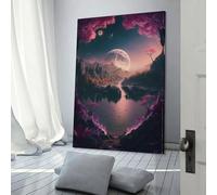 POLIUAWS Exoplanet_Tau_Ceti_e Quadro Murale per Salotto Bambini Ragazze Ragazzi Festa Compleanno Regalo Moderno Murale Arte 60x90 cm
