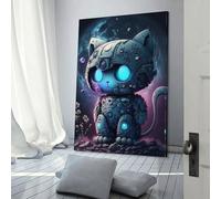 POLIUAWS Il magico ragazzo tigre murale per soggiorno, camera da letto, grande, 20 x 30 cm