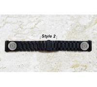 Polizia Stemma Inciso Nero Fascia per Fitbit Versa Light 2 3 4 E Senso 1 2 B-PB4