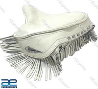 Polizia Stile Solo Sedile per Harley Panhead Pelle Gonna Con Nappa TC Bobber