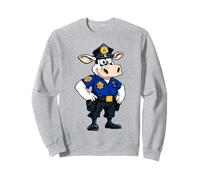Poliziotto Mucca Felpa