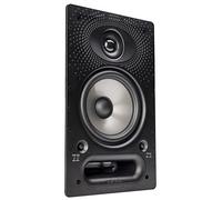 Polk Audio Altoparlante da parete 65-RT (1) driver da 16,5 cm, serie The Vanishing con audio premium, porta di alimentazione e griglia verniciabile, bianco