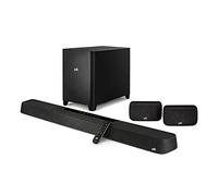 Polk Audio MagniFi Max AX SR 7.1.2 Channel Sound Bar with Wireless 10" Subwoofer & SR2 Surround Speakers for Smart TV, Dolby Atmos and DTS:X, Polk's Patented VoiceAdjust & SDA Technologies, Black